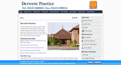 Desktop Screenshot of derwentpractice.com